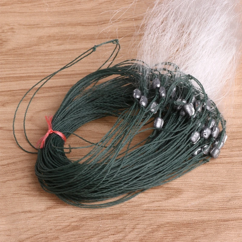 Camadas de Malha de Rede Rede de Pesca de Nylon 25 m 3 de Pesca de Nylon Monofilamento Durável Acessórios Float Armadilha 6 25m rede de pesca 3 camadas malha