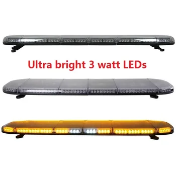 

60 inch 3 watt led lightbar warning light bar tow recovery truck bar ambulance law enforce officer car flash strobe lightbar