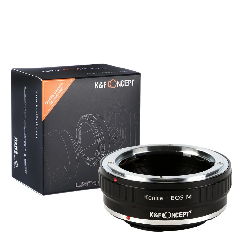 K&F Concept Lens Mount Adapter for Konica AR Lens to for Canon EOS M