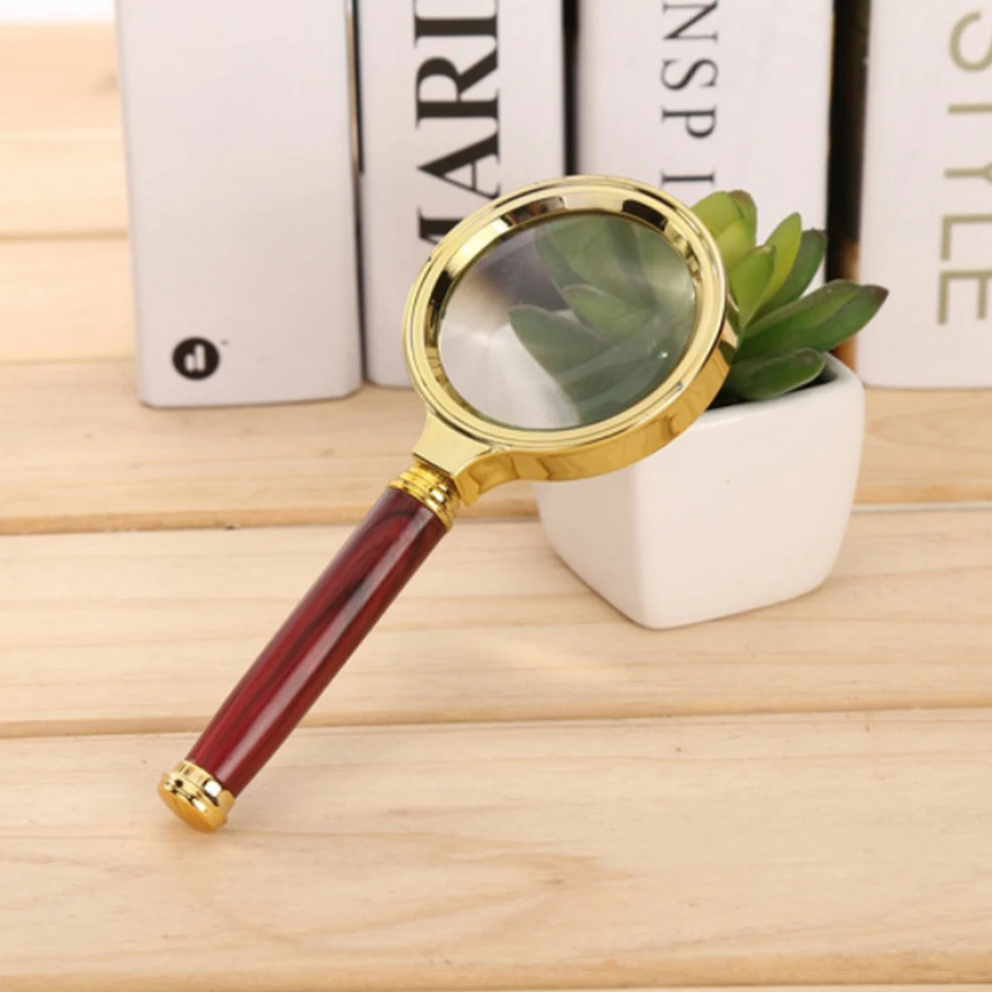 

High 60mm Handheld Magnifier Magnifying Glass Loupe Reading Jewelry Handheld Tool