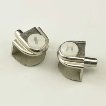 

14mm*18mm Alloy Glass Shelf Clamp Semicircle Plate Bracket Support Clip Holder Furniture Hardware Bathroom Accessories CP443