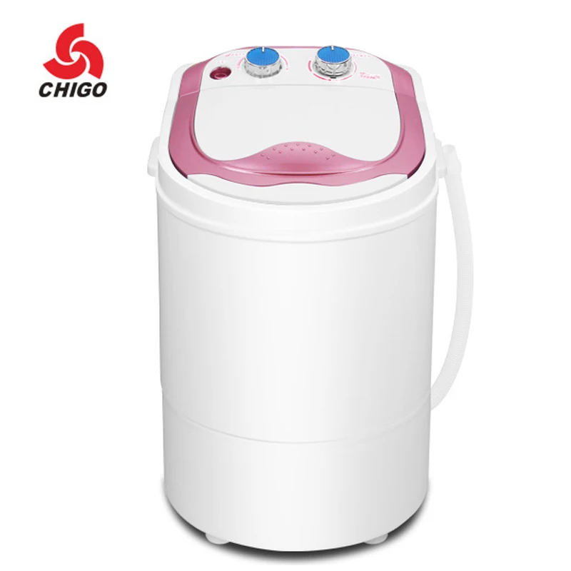 

3C 2kg mini Electric ABS clothes washing machine Single Tub Semi-automatic Washer with Copper motor save energy
