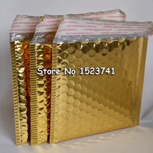 15*13 см+ 4 см маленькие золотые красные почтовые пакеты, кисти для макияжа с серебристым напылением пузырьковая сумка, объемные конверты почтовый пакет с пузырьками 50 шт