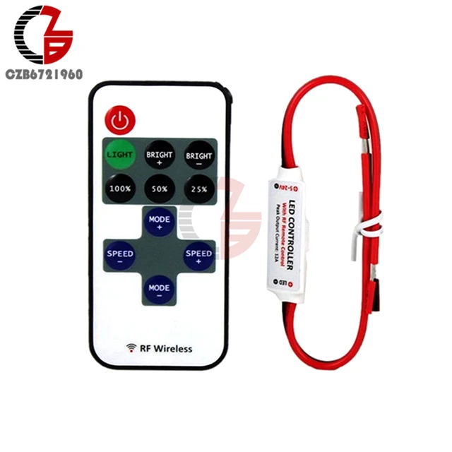 1 Set 12v Wireless Rf Remote Switch Controller Led Dimmer 1 Set 12v Wireless Rf Remote Switch Controller Led Dimmer Control Receiver For Rgb Strip Light