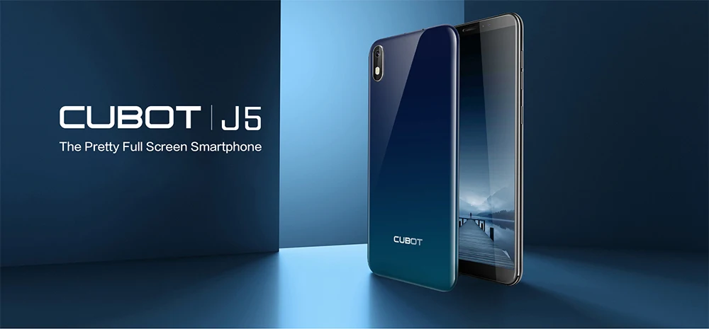 Cubot J5 MT6580 четырехъядерный 5,5 дюймовый полный большой дисплей Android 9,0 2 Гб ОЗУ 16 Гб ПЗУ смартфон 2800 мАч 3G мобильный телефон