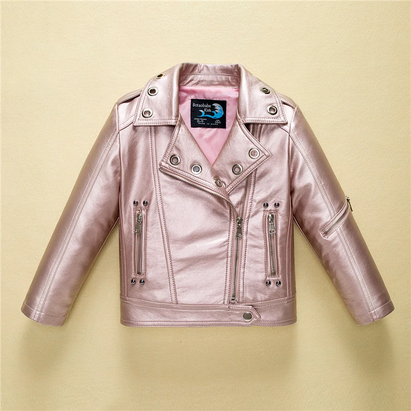 jaqueta de couro para crianças