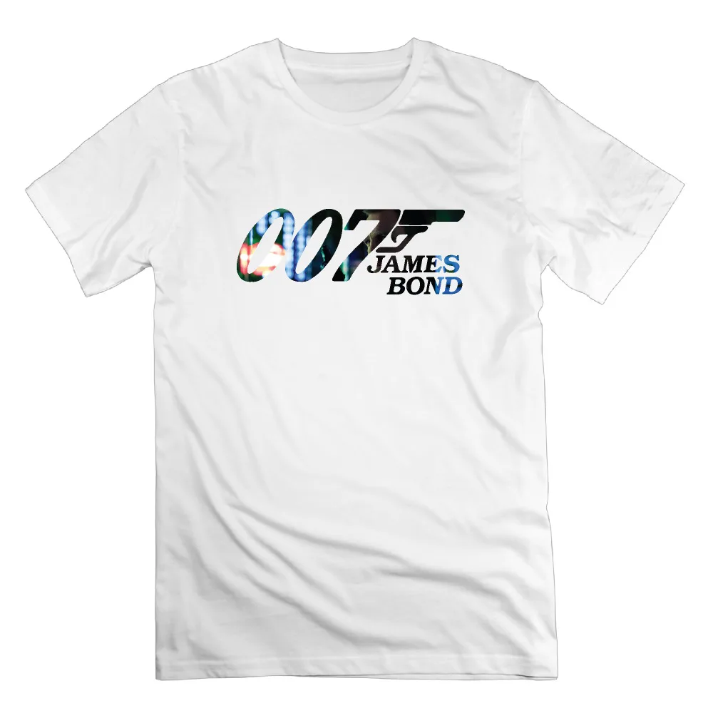 007 James Bond O Neck Man's Short Sleeve T Shirt Design cool Tee Shirt