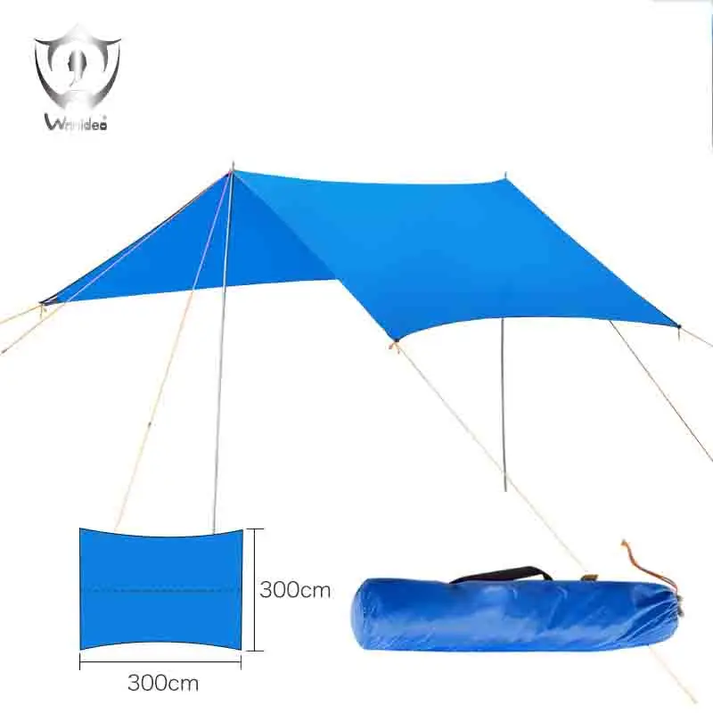 

Outdoor Sunshade Moisture-proof Colorful Sky Beach Wind 3*3 M Fishing Camping Barbecue Picnic Shelter ZS7-295