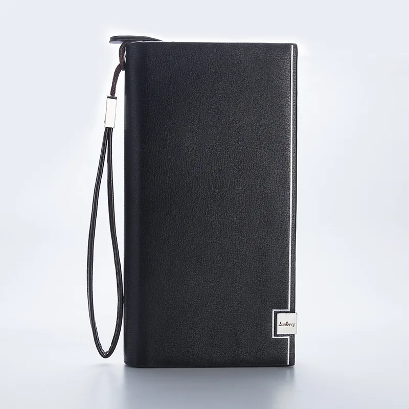 

Cross-border business long wallet men wallet men purse with zipper purse photo ID card holder coin purse passbook Check holder