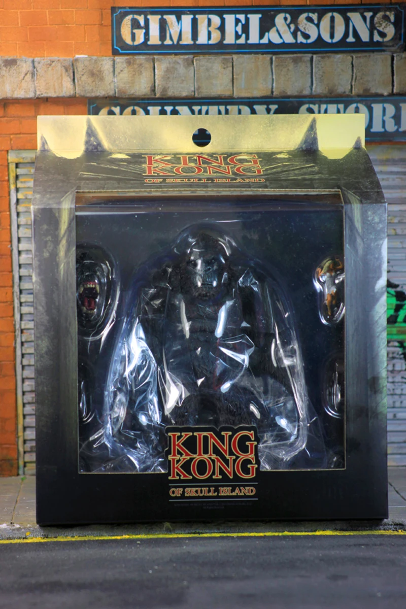 18 см высокая мультяшная Аниме Фигурка Kong Skull остров KINGKONG фигурка коллекция фигурка модель дисплей Коллекция игрушек подарок