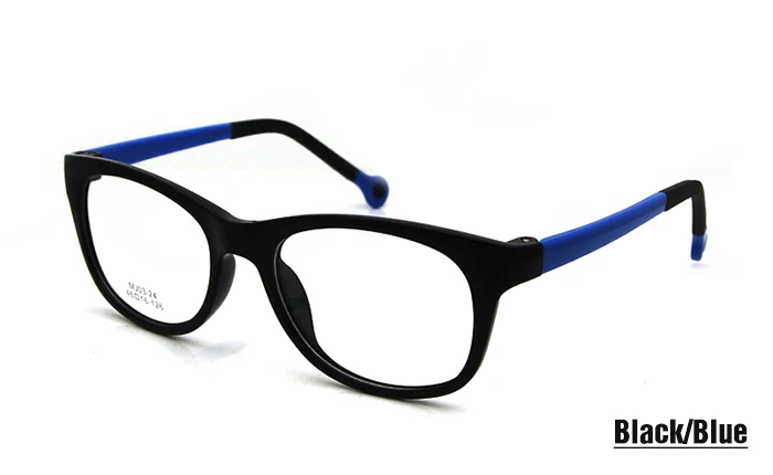 ESNBIE крутая оправа для детских очков для мальчиков и девочек, детские очки в оправе, прозрачные Модные оптические очки - Цвет оправы: Kids Frame BK BLUE