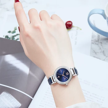 

Women Elegant Watch NAVIFORCE Brand Fashion Luxury Quartz Lady Watches Dress Clock Leather Wristwatch Montre Femme Reloj Mujer