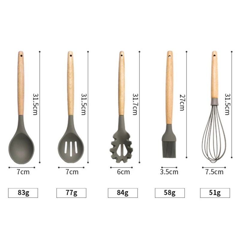 Silicone Spatula Heat-resistant Soup Spoon Non-stick Special Cooking Shovel Kitchen Tools Silicone Spatula Heat-resistant Soup Spoon Non-stick Special Cooking Shovel Kitchen Tools