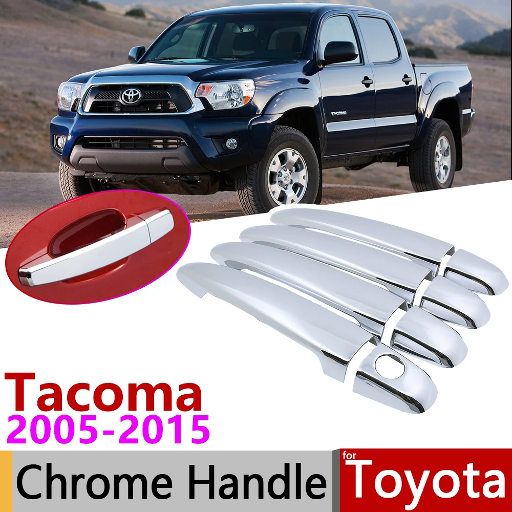 Set of Taillights Tail Lamps-Chrome Trim for Toyota Pickup Truck /& 4Runner