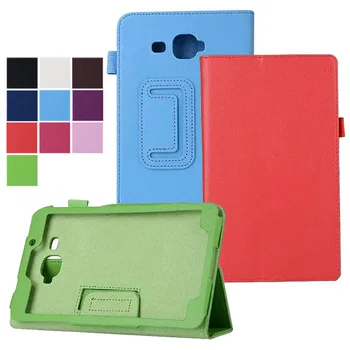 

PU Folio Flip Magnetic Stand Leather Case Cover For Samsung Galaxy Tab J 7.0 LTE ( Tab J Max 7.0 ) SM-T285YD T285YZ 7" Tablet PC