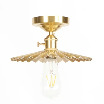 

Bronze Fine copper Modern LED ceiling light Vintage decoration dining room balcony bedroom living room ceiling lamp RCL0006