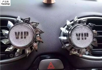 

1piece car logo rotating air conditioning outlet perfume For NISSAN 350Z Civilian Cefiro BLUEBIRD teana X-TRAIL Qashqai