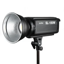 Godox LED Video Light SL-150W 5600K White Version Video Light Continuous Light Bowens Mount for Studio Video Recording цена Godox LED Video Light SL-150W 5600K White Version Video Light Continuous Light Bowens Mount for Studio Video Recording цены онлайн