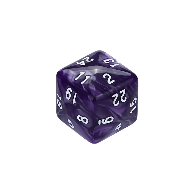 1pcs 24 Face Dice For Game Dungeons & Dragons Polyhedral D24 Multi Sided Acrylic Dice for TRPG game lovers #2n22 (4)
