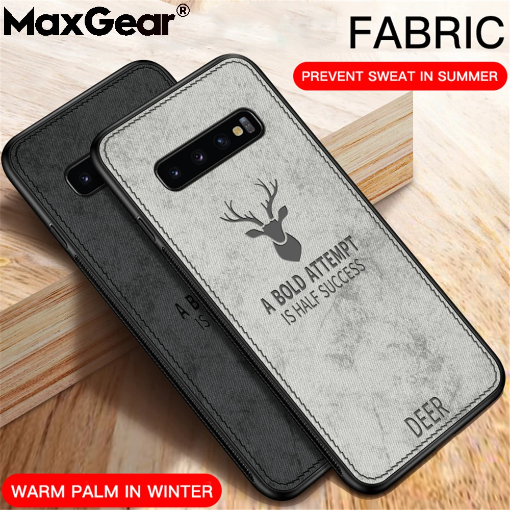 

Batman Deer Cloth Hard Shockproof Case For Samsung Galaxy S8 S9 S10 Plus S10E A10 A20 A30 A50 A70 M10 M20 M30 Fabric Cover Armor