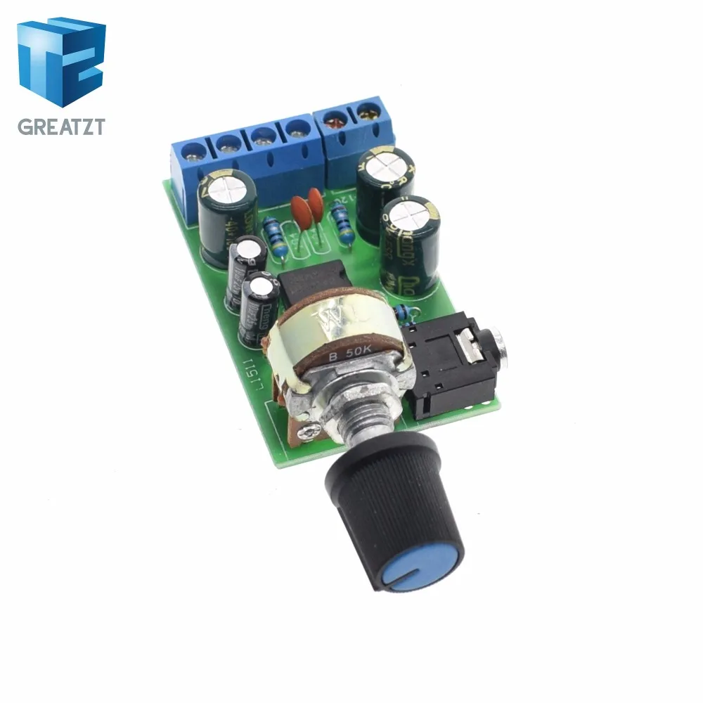 

GREATZT TDA2822M 2.0 Stereo Audio Amplifier Board Dual Channel AMP AUX Amplifier Board Module DC 1.8-12V For