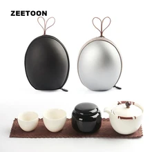 Японский стиль яиц портативный дорожный чайный сервиз офисный автомобиль грубая керамика быстрая чашка 1* чайник+ 2* чайная чашка+ 1* контейнеры для чая+ 1* ручная сумка