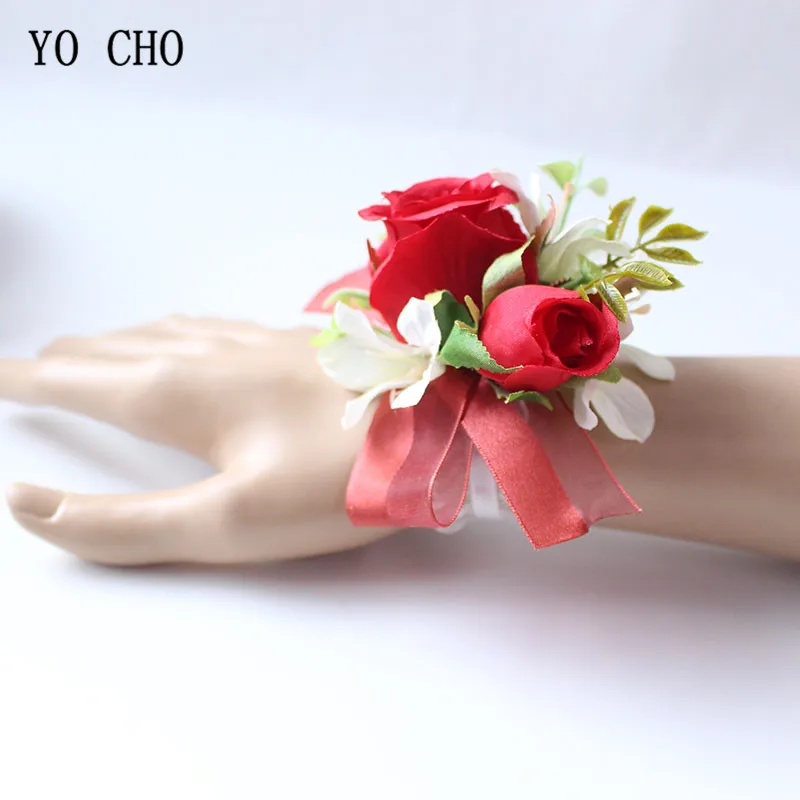 Wrist flower bracelets for bridesmaids (51)