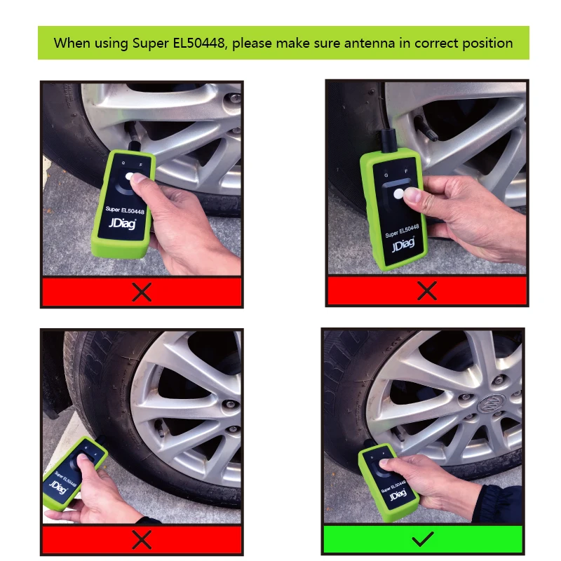Jdiag EL50448 OBD2 автомобиль TPMS активации инструмента EL 50448 Jdiag Авто Автомобильный датчик тестер
