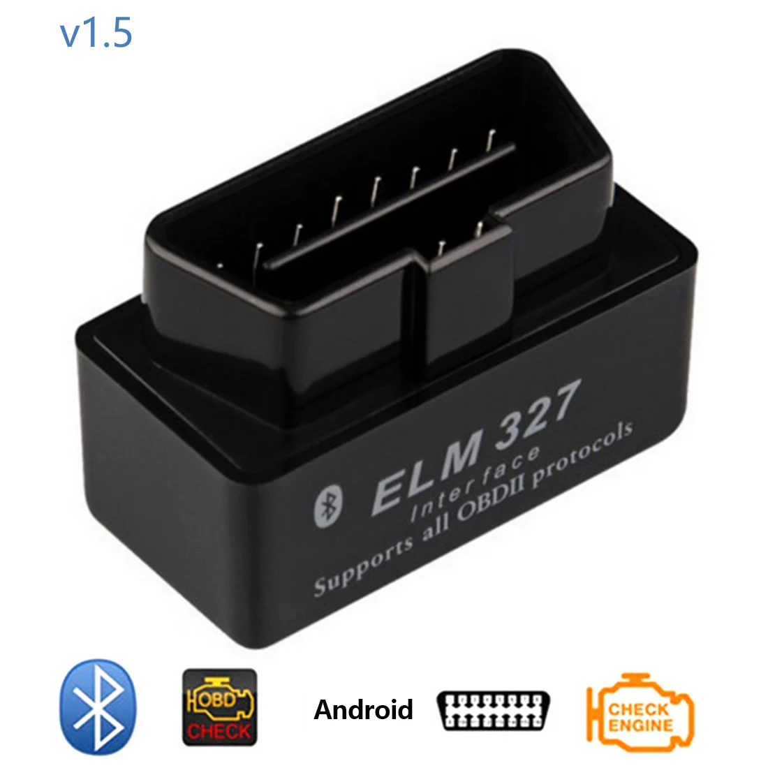 Диагностический инструмент OBD2 V1.5 Bluetooth автомобильный диагностический мини