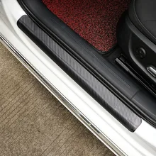 4D углеродное волокно Автомобильная дверь наклейка для порога против царапин не скользит авто защита порога Накладка для Kia Morning автомобильные аксессуары