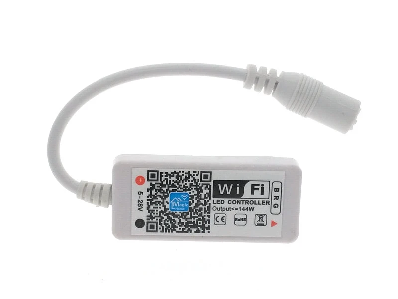 Mini LED WIFI Smart RGB Controller For Strip Light DC 12V Phone App Control Dimmer Dimmable | Освещение