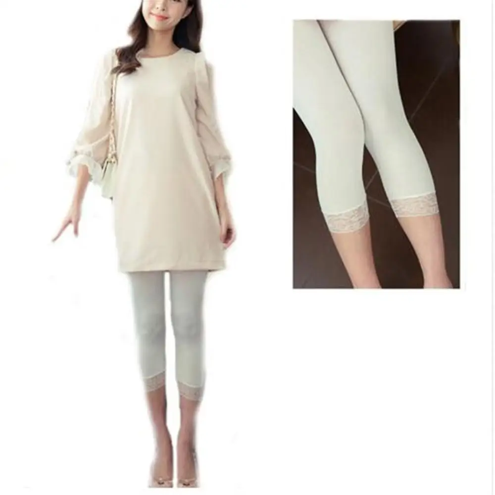 three quarter jeggings