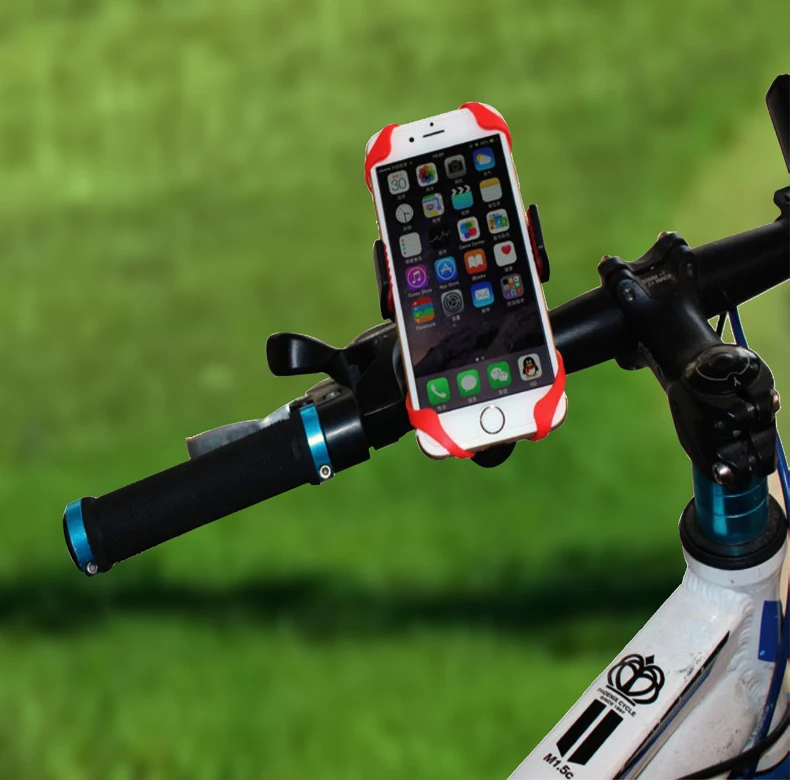 Велосипедный держатель телефона общий крепеж на велосипед мотоцикл руль мобильный телефон кронштейн силиконовый кронштейн gps