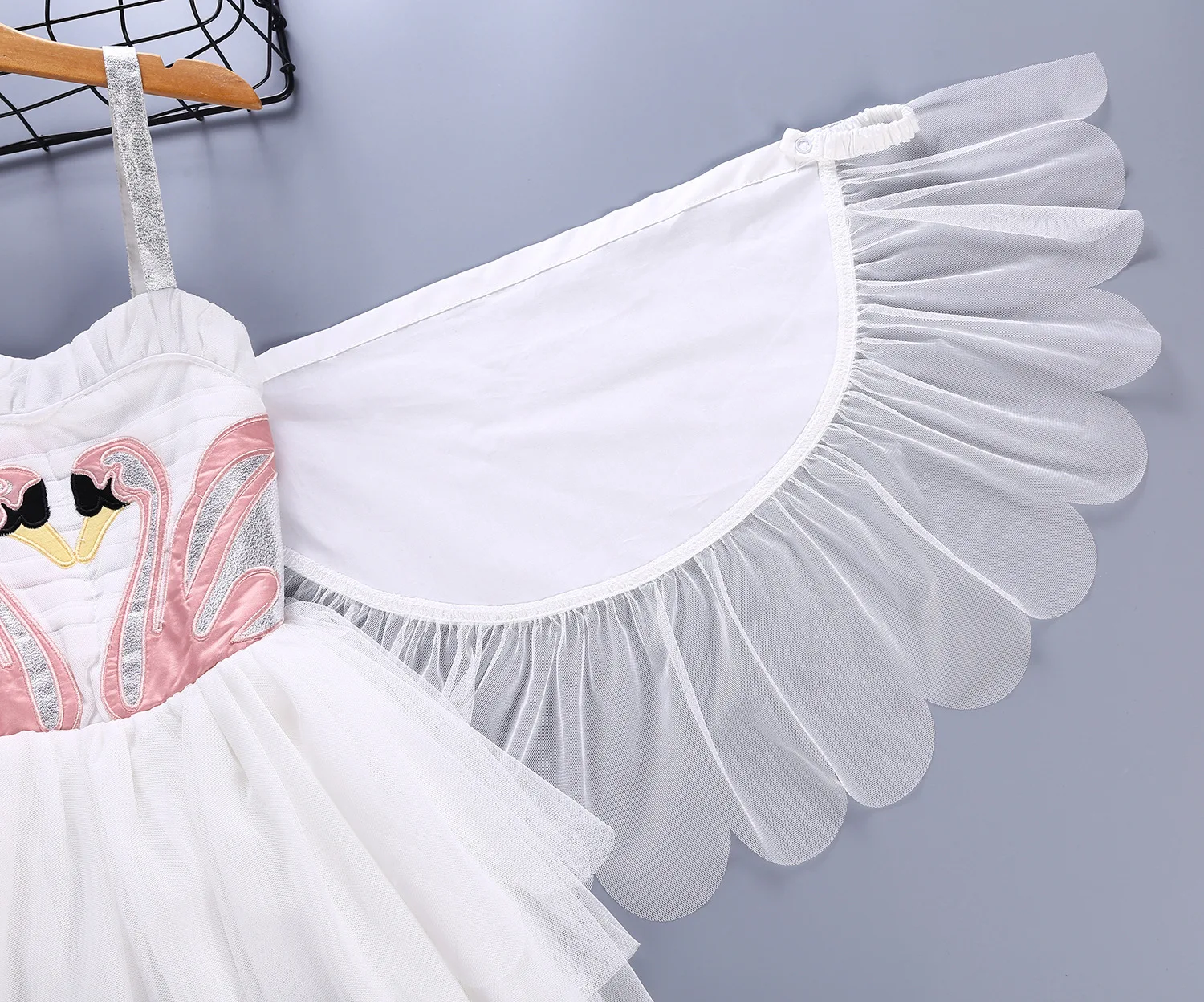 Детский костюм белого лебедя на Хэллоуин и Рождество; детское фантазийное платье-пачка для девочек; праздничный комплект для девочек на день рождения