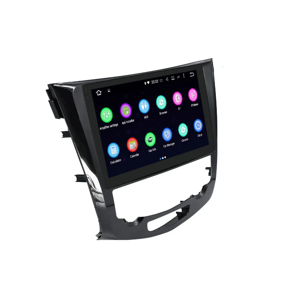 Excellent 10.1" 4GB&64GB DSP Music Touch Screen GPS Navi Wifi Bluetooth For Nissan X-Trail 2014+ Rear Camera OBD Video Out Car Radio 1