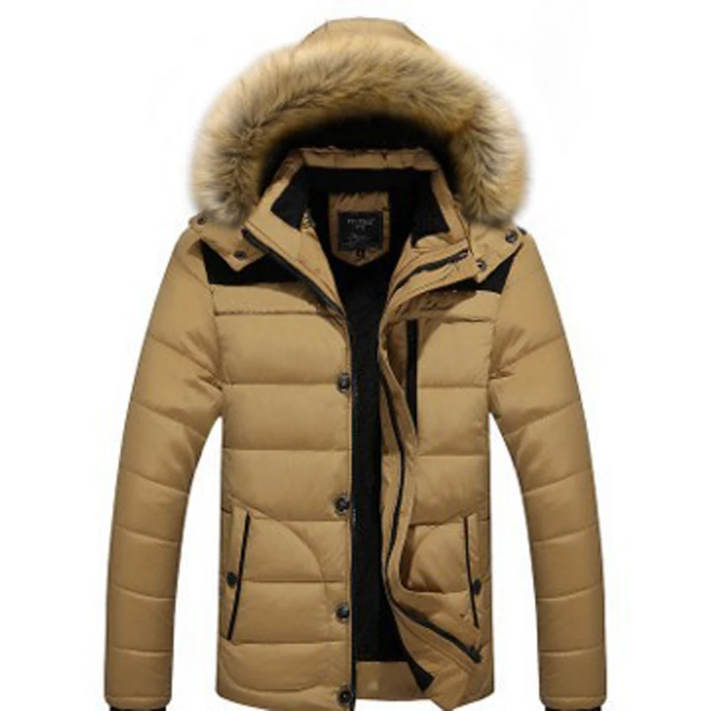 

Winter Thick Jacket Unisex 2019 New Fashion Parka Windbreaker Warm Coats Men Down Keep Warm Plus Size M-5XL Plus Size WDC1974
