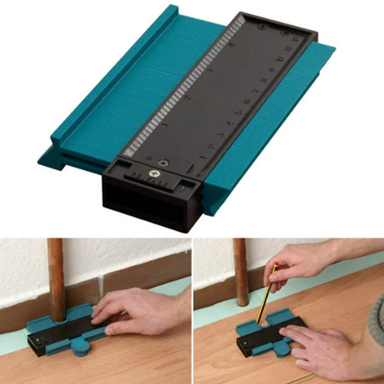 

Plastic Profile Copy Gauge Contour Gauge Duplicator Standard 5" Width Wood Marking Tool Tiling Laminate Tiles General Tools