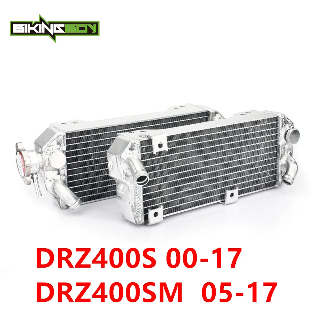 BIKINGBOY DRZ400E 00-07 DRZ400S 00-17 DRZ 400 SM SuperMotard 05-17 16 DRZ400 00 01 02 03 04 Радиатор охлаждения двигателя кулер для воды - Цвет: R-133 Full Set