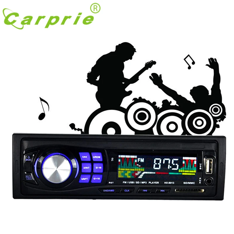 

Tiptop Newest Design Car Stereo Audio In-Dash FM Aux Input Receiver SD USB MP3 Radio 2017 New Hot Wholesale Price_KXL0507