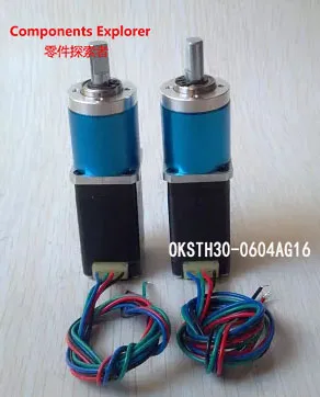 

Шаговый двигатель, редуктор Nema8 шаговый двигатель OK20STH30-0604AG16 Передаточное отношение 16:1