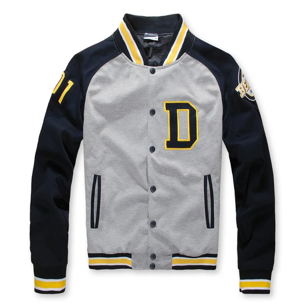 Tide splicing korean mens varsity 