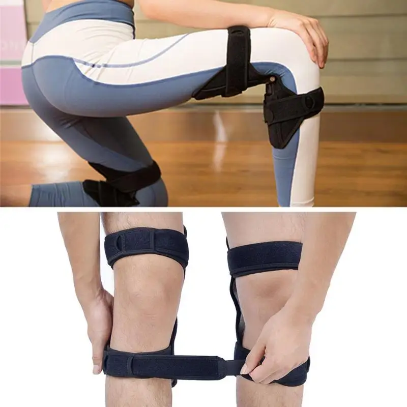 1 Pair/1pc power leg kneepad Breathable Non Slip Knee Booster Pad Powerful Joint Support Brace Kneepad Sport Patella Protector