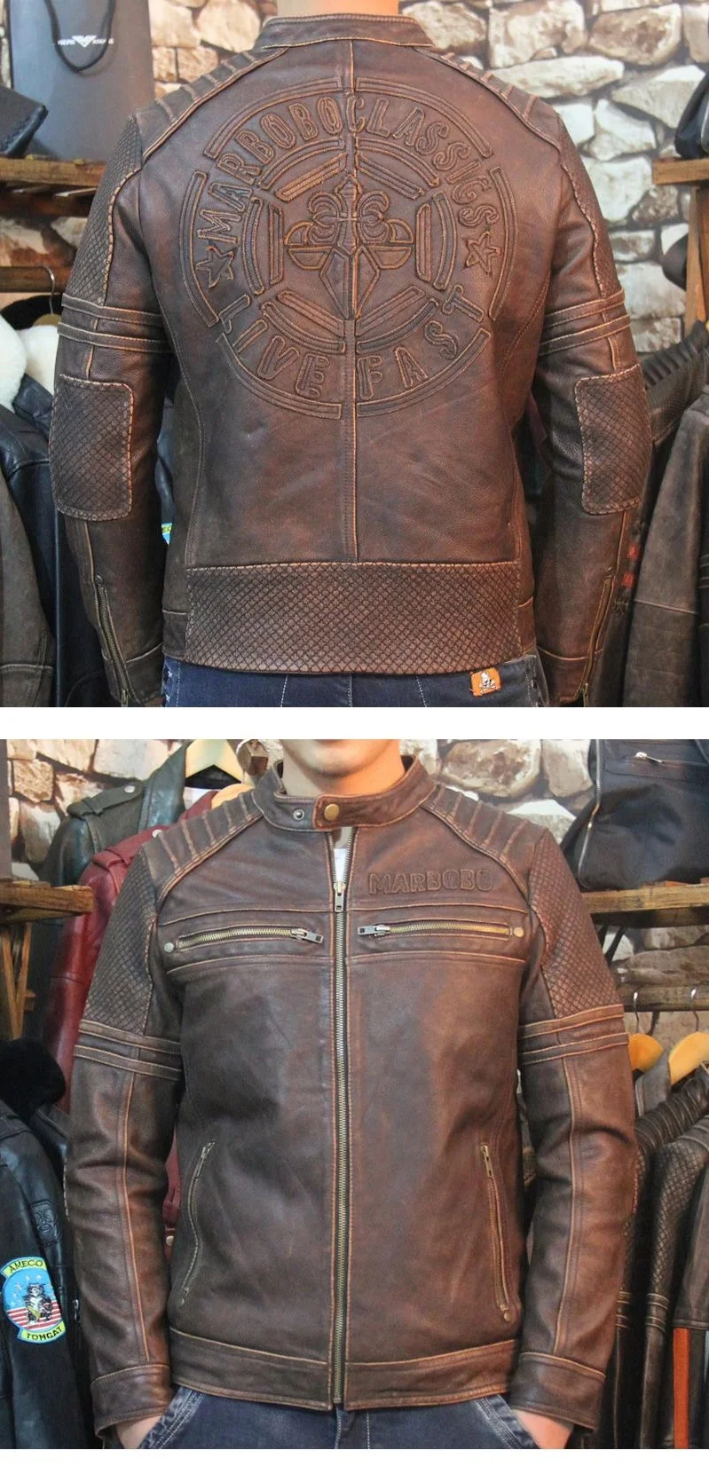 leather jacket