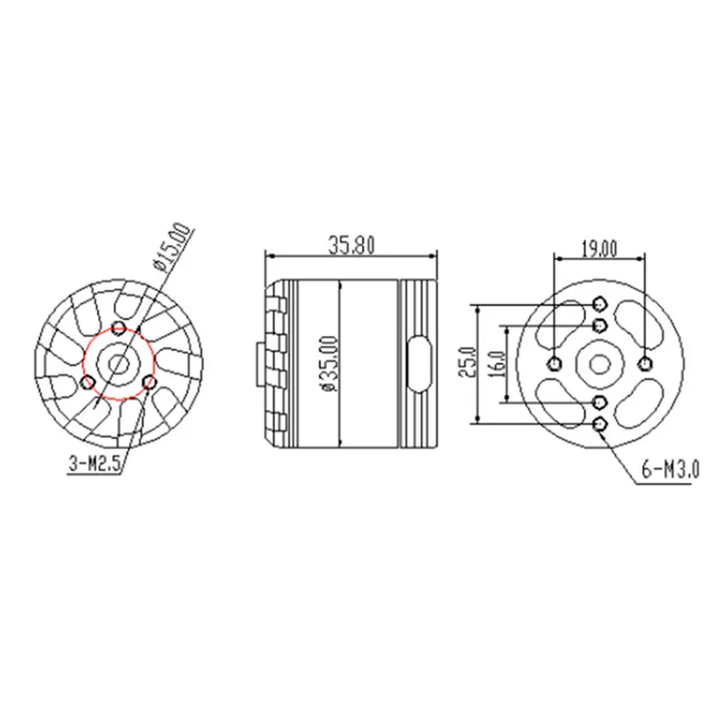 QX двигателя QA2816 550KV 870kv 920kv 1050kv 1220kv 6 s Производительность установленное крыло двигателя бесщеточным Мотором