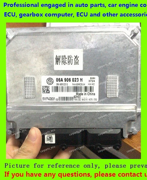 

For car engine computer board/VW Jetta ECU/Electronic Control Unit/06A906023B/06A 906 023 B/06A906023H/06A 906 023 H