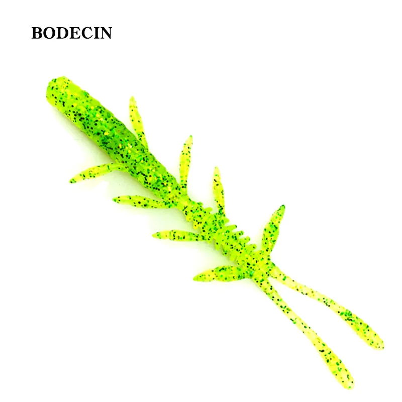 8pcs Fishing Lure Soft Silicone Worm Carp Artificial Baits 8.5cm 2g Black Fish Lures smell Simulation Sea Fake Swim Bait Bass (6)