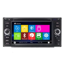 Free Shipping 2 Din Car DVD Player GPS System For Old Toyota Universal Vios RAV4 Collora Sequoia Yaris Hiace Highlander