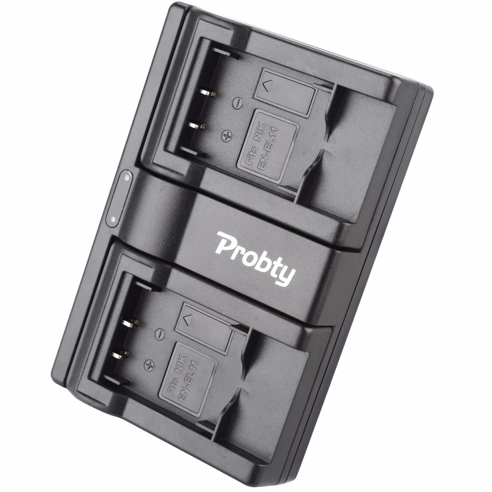 Bateria + Carregador Duplo para Sony Câmera de Ação e Esportes Visual 4 Unidades Probty 1 Mini Usb Az1 Az1v Az1vr - Image 3