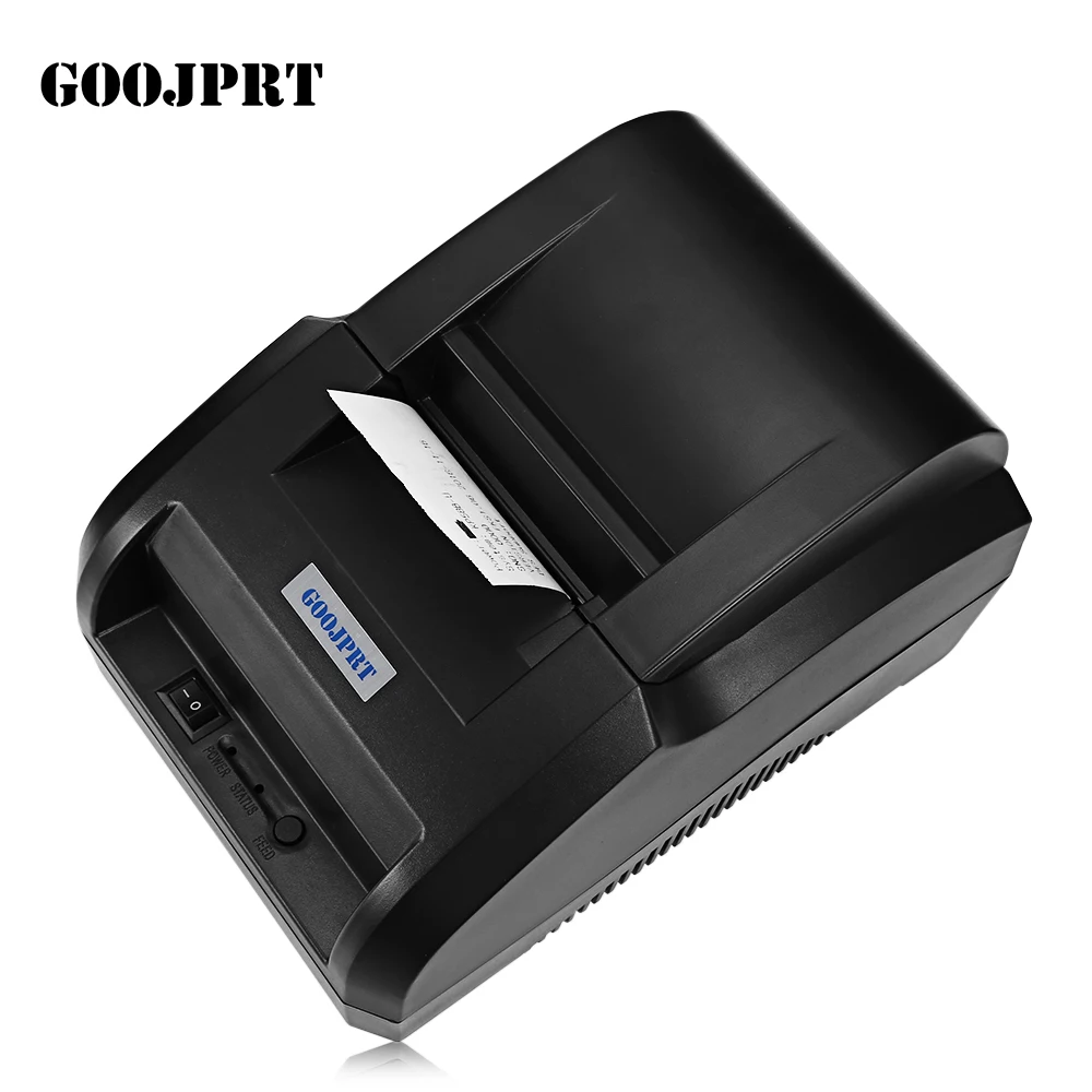 GOOJPRT JP58H 58mm Wireless Bluetooth Printer Bluetooth Thermal Receipt Machine with USB Port