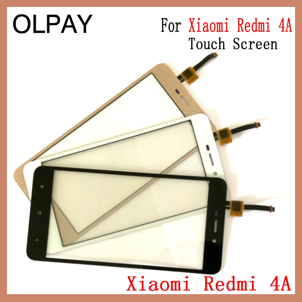 OLPAY 5 0 '颼% Новый оригинальный сенсорный экран для Xiaomi Redmi 4 Pro 4A 4X Стекло
